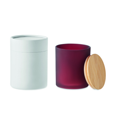 Logotrade corporate gift image of: Plant based wax candle 200 gr