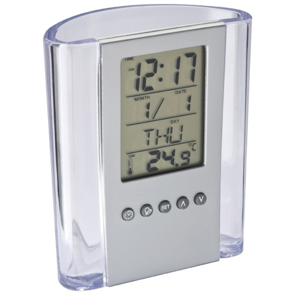 Logotrade advertising products photo of: Acrylic desk pen holder MADRID