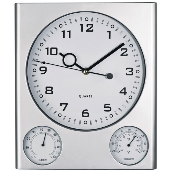Logo trade corporate gifts picture of: Plastic wall clock DEN HAAG