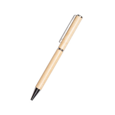 Logo trade advertising products image of: Wooden ballpen HEYWOOD