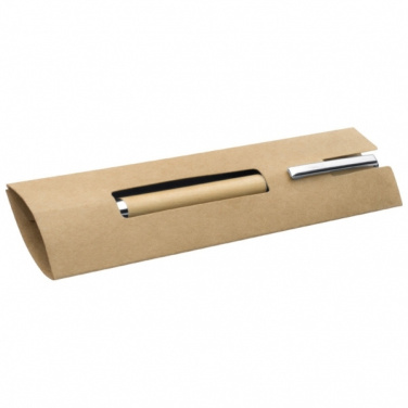 Logo trade promotional item photo of: Wooden ballpen HEYWOOD