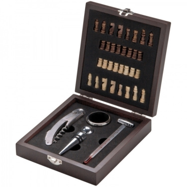 Logotrade promotional giveaway picture of: Chess wine set SAN GIMIGNANO