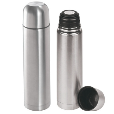 Logotrade business gifts photo of: Stainless steel isolating flask VIRGINIA BEACH 100 ml