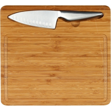 Logotrade promotional products photo of: Cutting board with knife MANTOVA