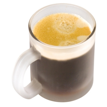 Logo trade promotional gifts image of: Glass coffee mug GENEVA 300 ml