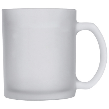 Logotrade promotional giveaway picture of: Glass coffee mug GENEVA 300 ml