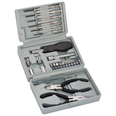 Logo trade advertising product photo of: 25-parts tool set MANAGUA