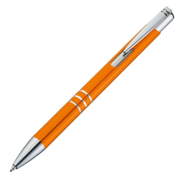 Logo trade promotional item photo of: Metal ballpen ASCOT