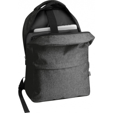 Logo trade promotional item photo of: rPET backpack RIMINI