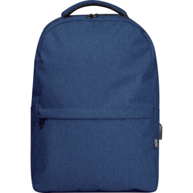 Logo trade corporate gifts image of: rPET backpack RIMINI