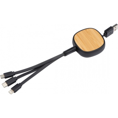 Logotrade business gift image of: Charging cable STRASBOURG