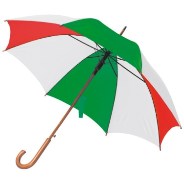 Logotrade advertising products photo of: Wooden automatic umbrella NANCY