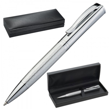 Logotrade promotional product image of: Metal ballpen CHESTER