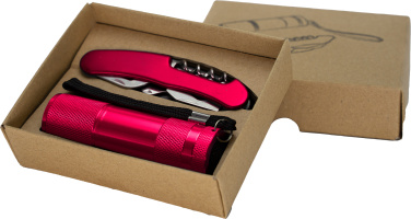 Logotrade corporate gifts photo of: Set torch and pocket knife DOVER