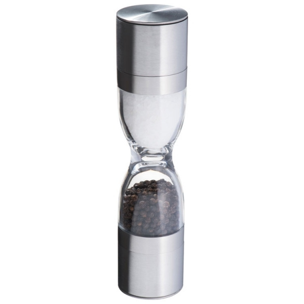 Logo trade promotional giveaways picture of: Salt and pepper mill 2-in-1 ROME