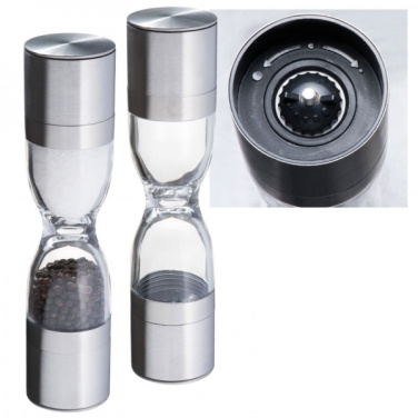 Logotrade corporate gift image of: Salt and pepper mill 2-in-1 ROME