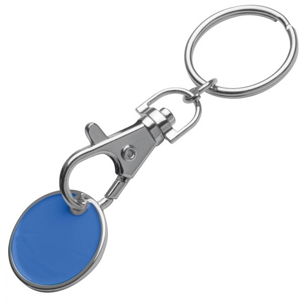 Logo trade promotional item photo of: Keyring with shopping coin ARRAS