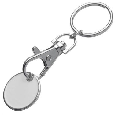 Logo trade promotional items image of: Keyring with shopping coin ARRAS