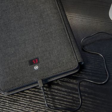 Logo trade promotional merchandise photo of: Power bank folder Leno