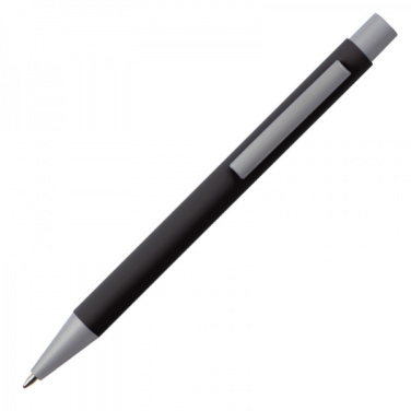 Logo trade advertising products picture of: Metal ballpen soft touch ABU DHABI