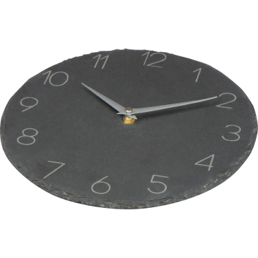 Logotrade corporate gift image of: Slate wall clock GRAZ