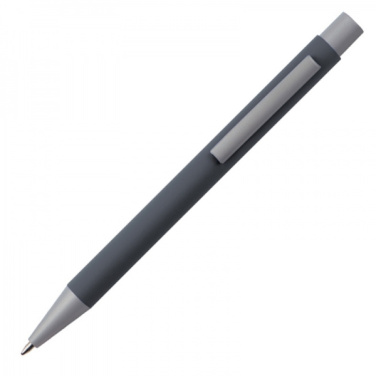 Logo trade promotional item photo of: Metal ballpen soft touch ABU DHABI