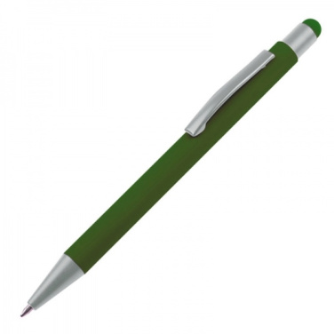 Logotrade advertising product picture of: Metal ballpen touch pen soft touch SALT LAKE CITY