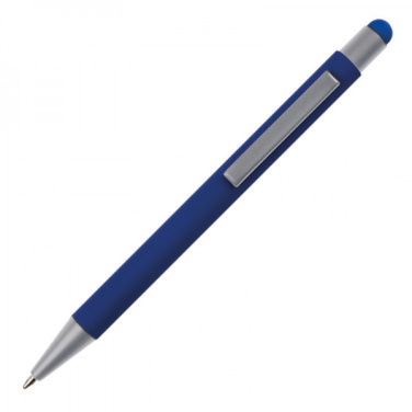 Logotrade corporate gift image of: Metal ballpen touch pen soft touch SALT LAKE CITY