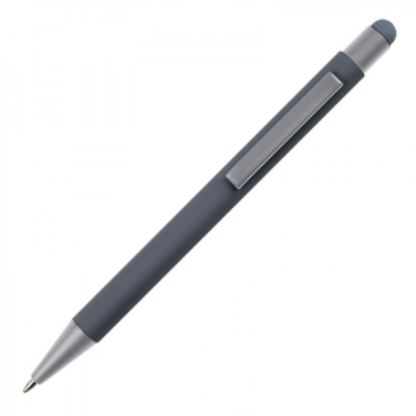 Logotrade corporate gift picture of: Metal ballpen touch pen soft touch SALT LAKE CITY