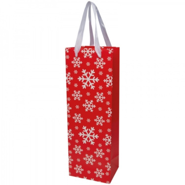 Logotrade promotional product picture of: Wine bag in Christmas design LAPLAND