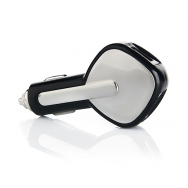 Logo trade business gift photo of: Dual USB Car Charger