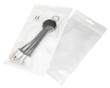 Logotrade promotional gift image of: 3in1 cable with enlighted logo for engraving, RXD-368
