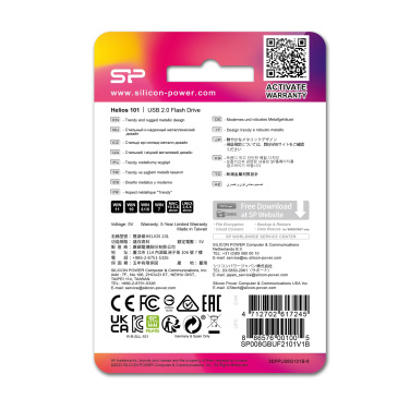 Logotrade promotional item image of: Pendrive silicon power helios 101 2.0