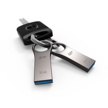 Logotrade promotional gifts photo of: Pendrive 3.0 Silicon Power JEWEL J80 TITANIUM 16GB