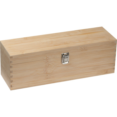 Logotrade promotional gifts photo of: Wooden wine box SAINT-ETIENNE