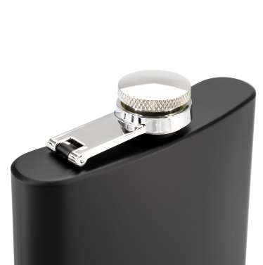 Logotrade promotional giveaways photo of: Hip flask OLYMPOS Schwarzwolf