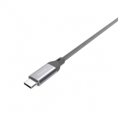Logotrade promotional gifts photo of: Nylon data transfer cable LK30 Type - C Quick Charge 3.0