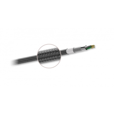 Logo trade promotional giveaway photo of: Nylon data transfer cable LK30 Type - C Quick Charge 3.0