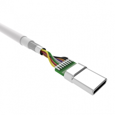 Logo trade promotional merchandise picture of: Data transfer cable LK10 Type - C Quick Charge 3.0