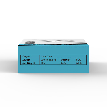 Logo trade promotional items image of: Data transfer cable LK10 Type - C Quick Charge 3.0