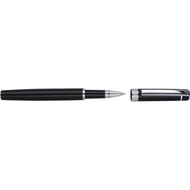 Logo trade business gifts image of: Metal writing set KARLOVAC