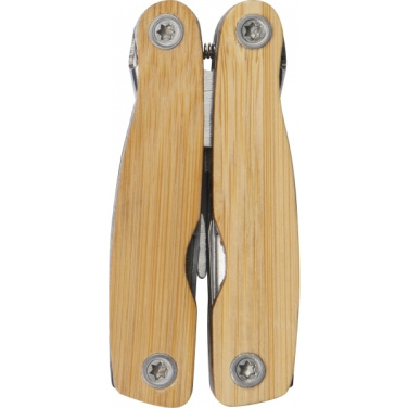 Logo trade promotional gifts image of: Multifunction tool bamboo LEEDS