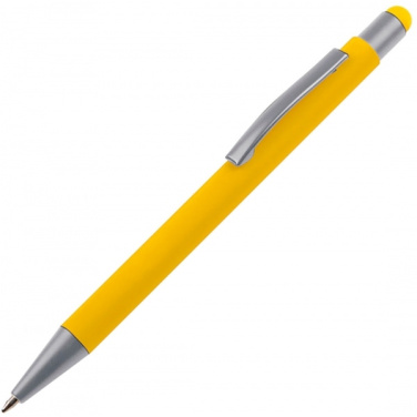 Logotrade promotional merchandise image of: Metal ballpen touch pen soft touch SALT LAKE CITY