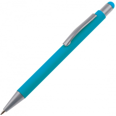 Logo trade advertising product photo of: Metal ballpen touch pen soft touch SALT LAKE CITY