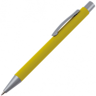 Logo trade promotional item photo of: Metal ballpen soft touch ABU DHABI