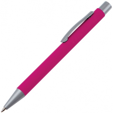 Logotrade advertising product picture of: Metal ballpen soft touch ABU DHABI