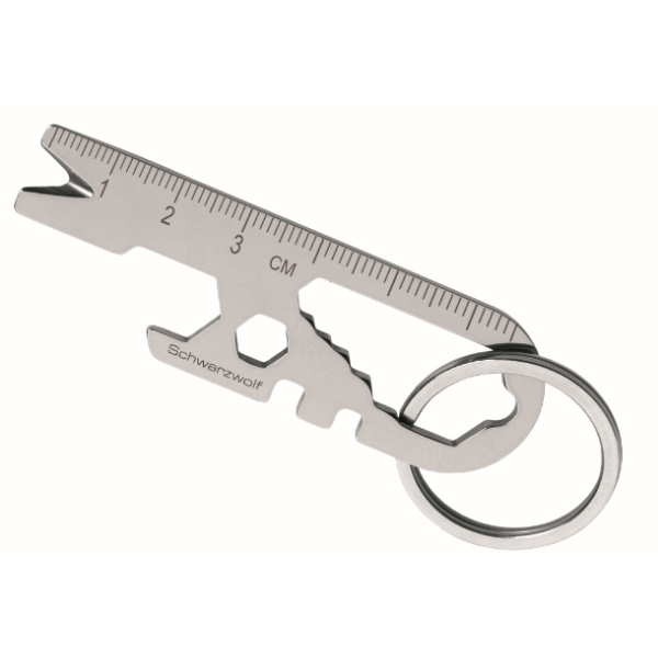 Logotrade corporate gift image of: Multifunctional keychain ATACAMA Schwarzwolf