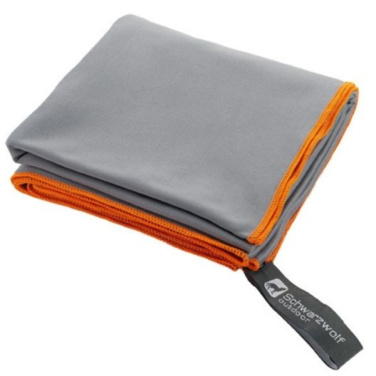 Logo trade promotional items image of: Towel MALAREN Schwarzwolf