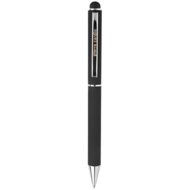 Logo trade promotional items image of: Metal ballpoint pen, touch pen, soft touch CLAUDIE Pierre Cardin