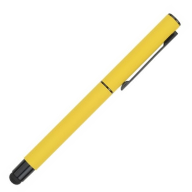 Logotrade promotional merchandise photo of: Roller touch pen, soft touch CELEBRATION Pierre Cardin